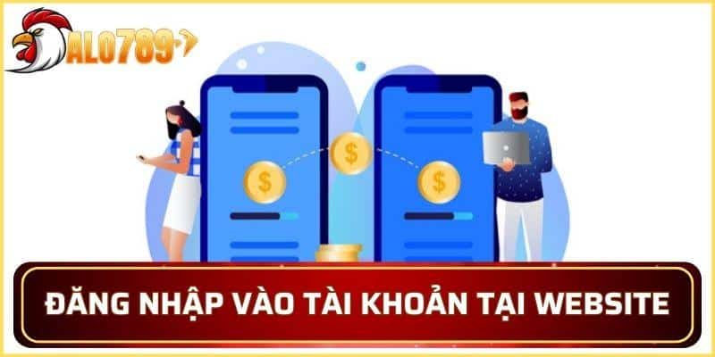Tiến hành đăng nhập trang cá nhân
